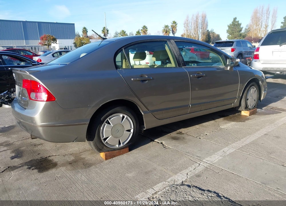 2007 HONDA CIVIC HYBRID VIN: JHMFA36277S002925