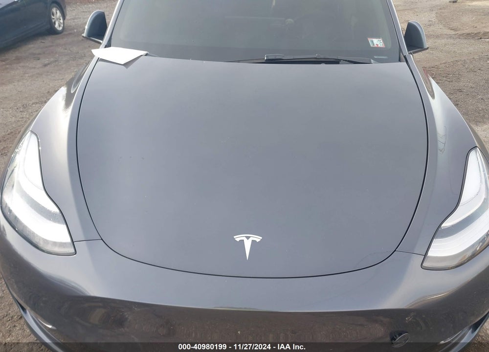 2021 TESLA MODEL Y LONG RANGE DUAL MOTOR ALL-WHEEL DRIVE VIN: 5YJYGDEE7MF182037