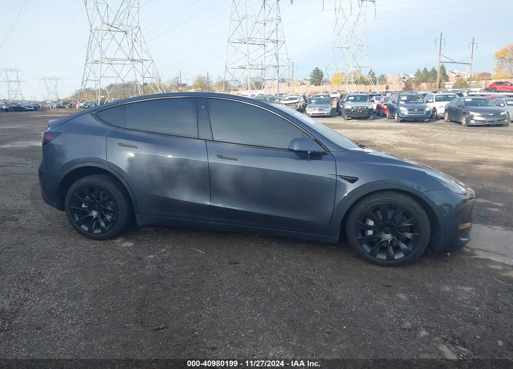 2021 TESLA MODEL Y LONG RANGE DUAL MOTOR ALL-WHEEL DRIVE VIN: 5YJYGDEE7MF182037