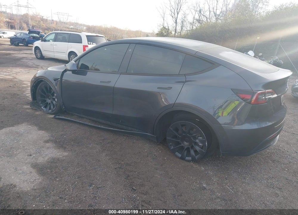 2021 TESLA MODEL Y LONG RANGE DUAL MOTOR ALL-WHEEL DRIVE VIN: 5YJYGDEE7MF182037
