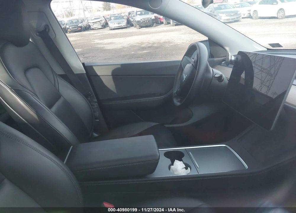 2021 TESLA MODEL Y LONG RANGE DUAL MOTOR ALL-WHEEL DRIVE VIN: 5YJYGDEE7MF182037