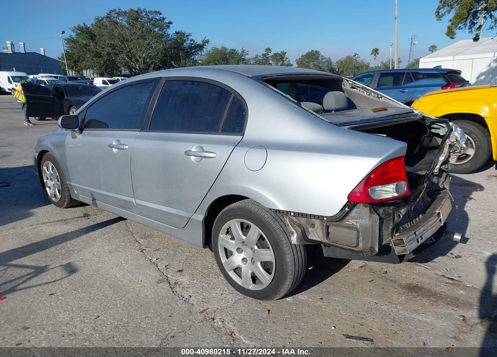 2009 HONDA CIVIC LX VIN: 1HGFA16539L019378