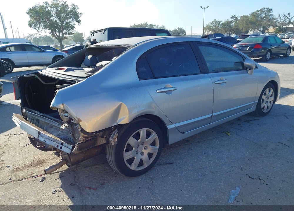 2009 HONDA CIVIC LX VIN: 1HGFA16539L019378