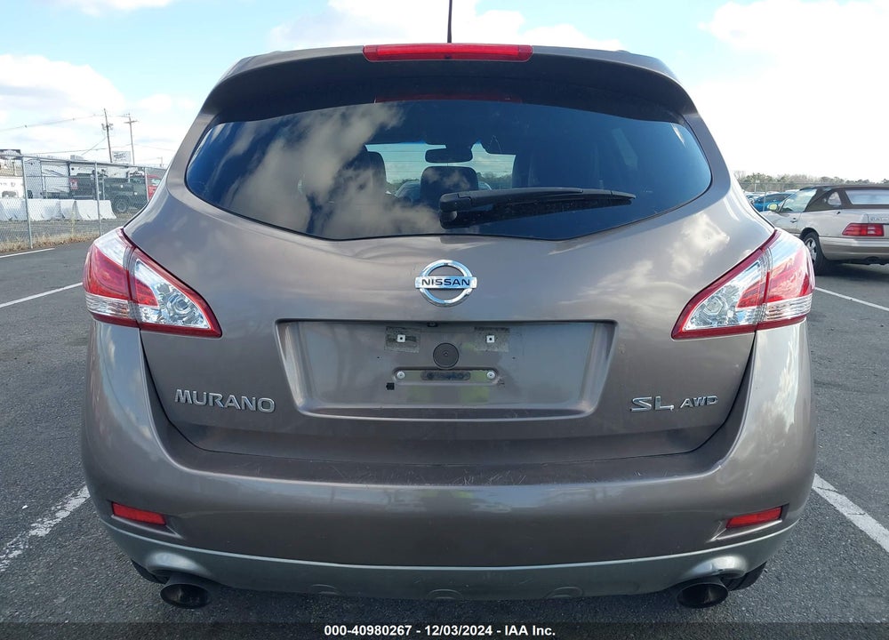 2011 NISSAN MURANO SL VIN: JN8AZ1MW5BW180689