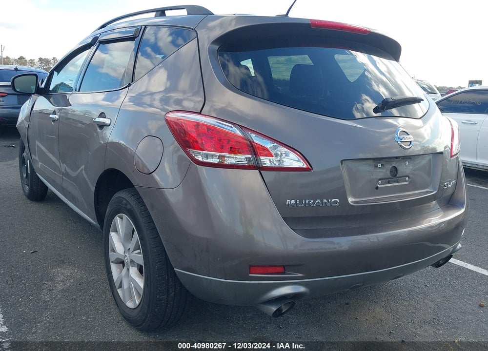 2011 NISSAN MURANO SL VIN: JN8AZ1MW5BW180689