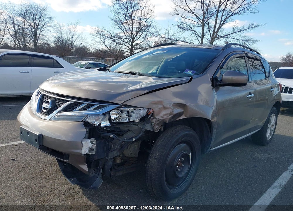 2011 NISSAN MURANO SL VIN: JN8AZ1MW5BW180689