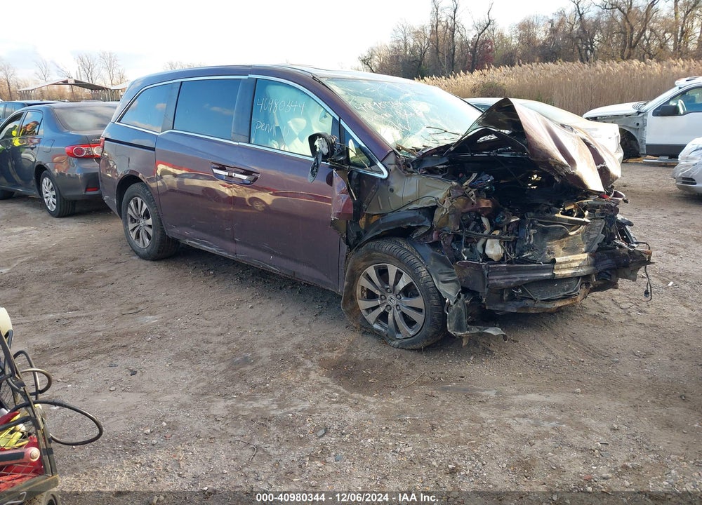 2014 HONDA ODYSSEY EX-L VIN: 5FNRL5H65EB059851