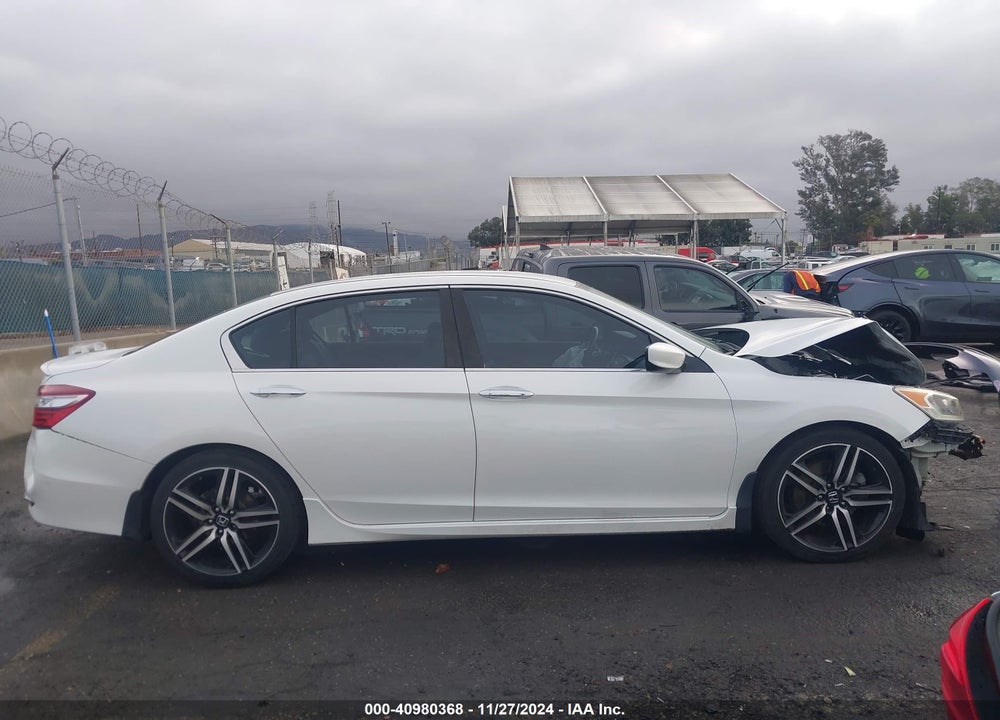 2017 HONDA ACCORD SPORT VIN: 1HGCR2F55HA236698