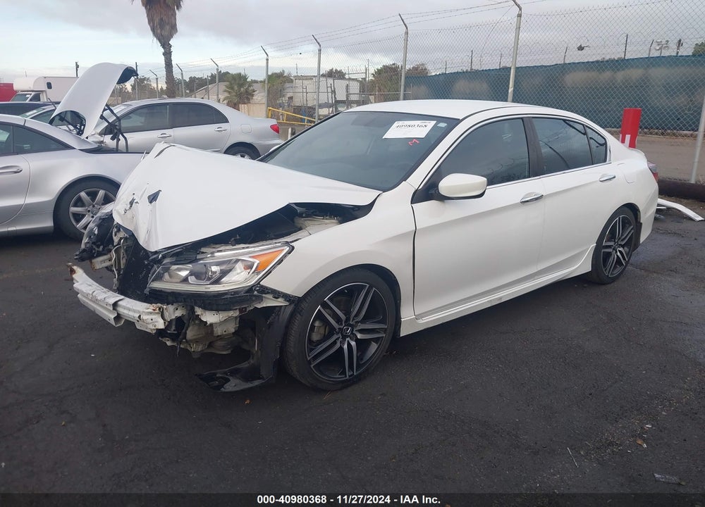 2017 HONDA ACCORD SPORT VIN: 1HGCR2F55HA236698