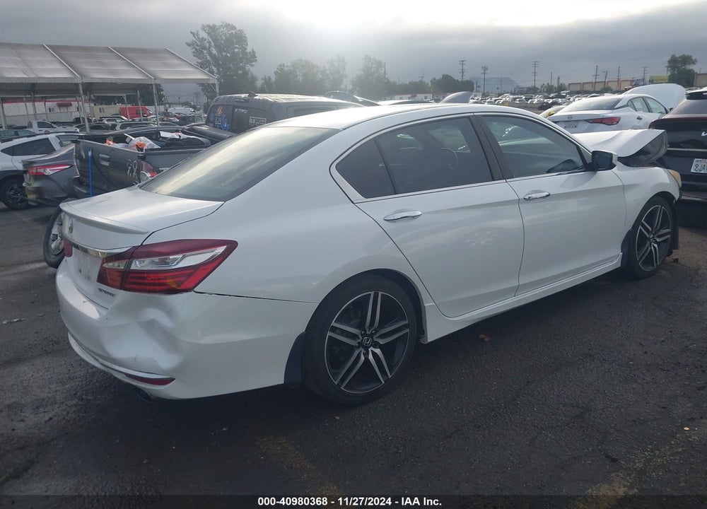2017 HONDA ACCORD SPORT VIN: 1HGCR2F55HA236698