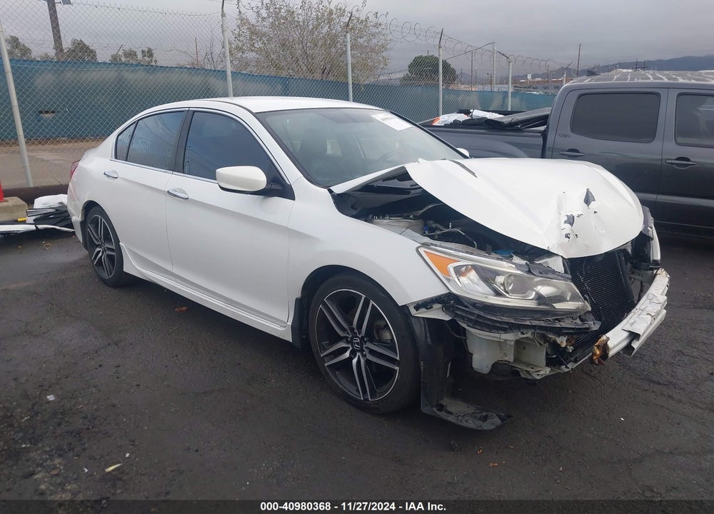 2017 HONDA ACCORD SPORT VIN: 1HGCR2F55HA236698