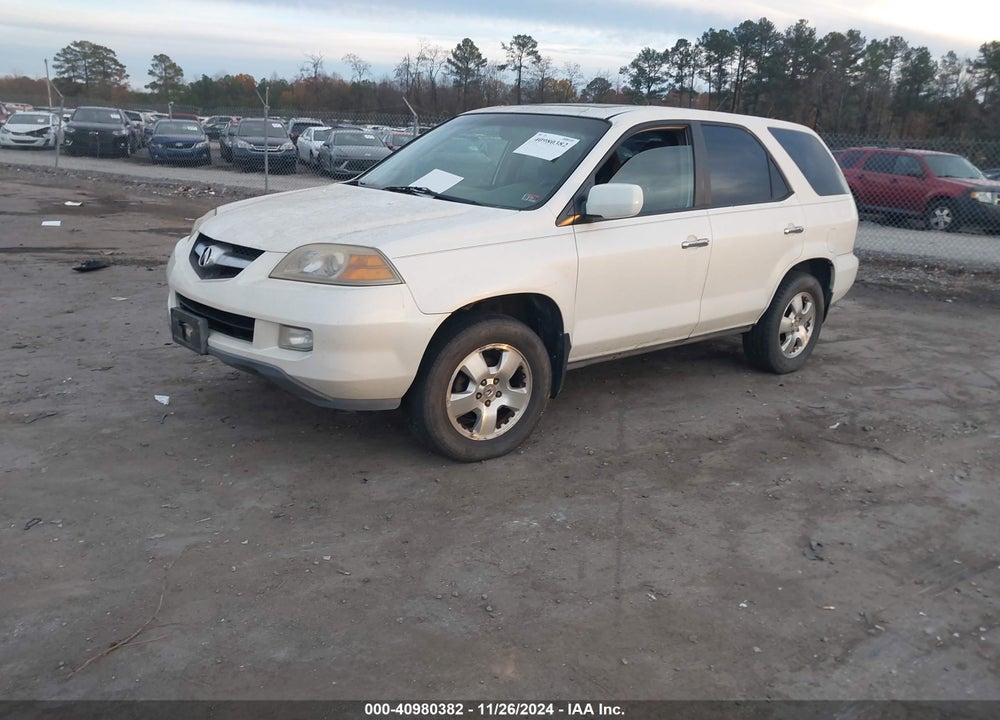 2004 ACURA MDX VIN: 2HNYD182X4H522021