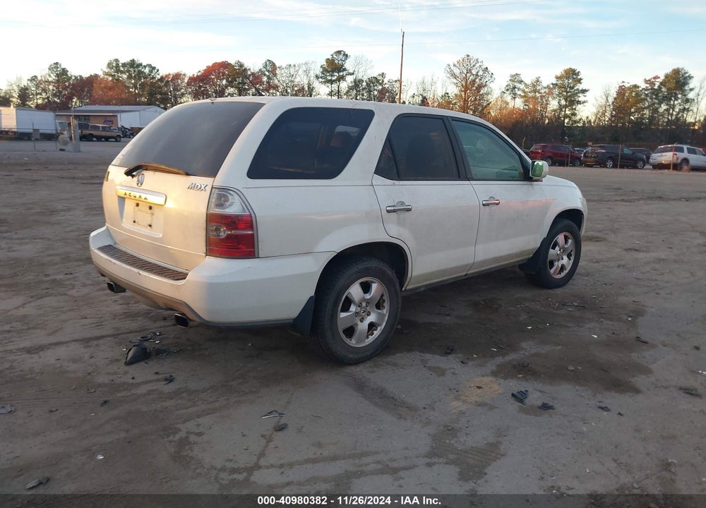 2004 ACURA MDX VIN: 2HNYD182X4H522021