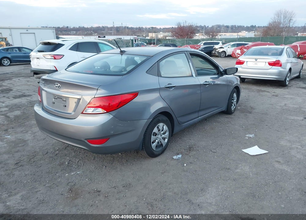 2016 HYUNDAI ACCENT SE VIN: KMHCT4AEXGU131134
