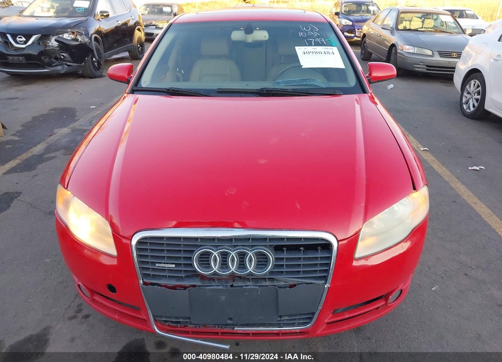 2006 AUDI A4 2.0T VIN: WAUDF78E86A091799
