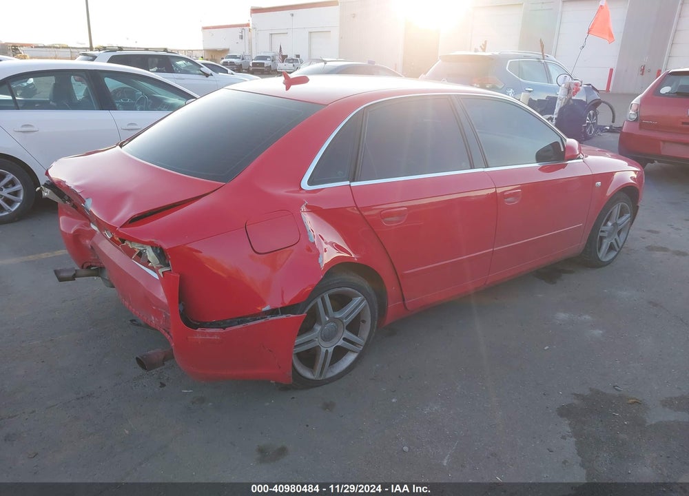 2006 AUDI A4 2.0T VIN: WAUDF78E86A091799