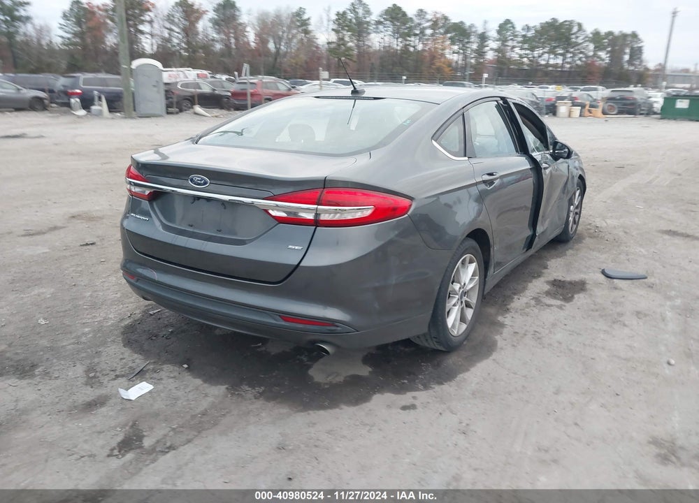 2017 FORD FUSION SE VIN: 3FA6P0H74HR260488