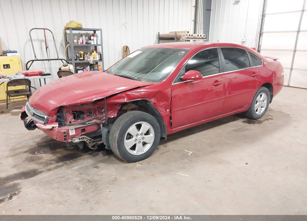 2008 CHEVROLET IMPALA LT VIN: 2G1WT58K681340752
