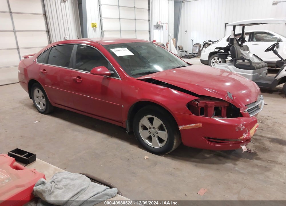 2008 CHEVROLET IMPALA LT VIN: 2G1WT58K681340752