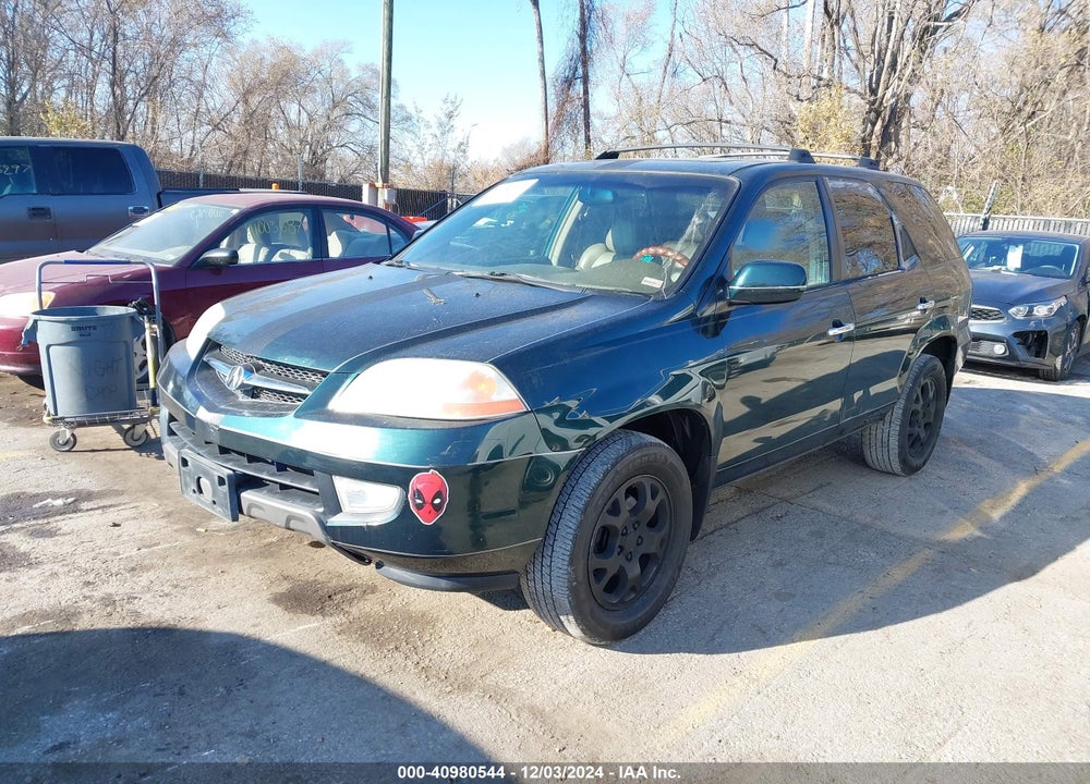 2001 ACURA MDX VIN: 2HNYD18671H518698