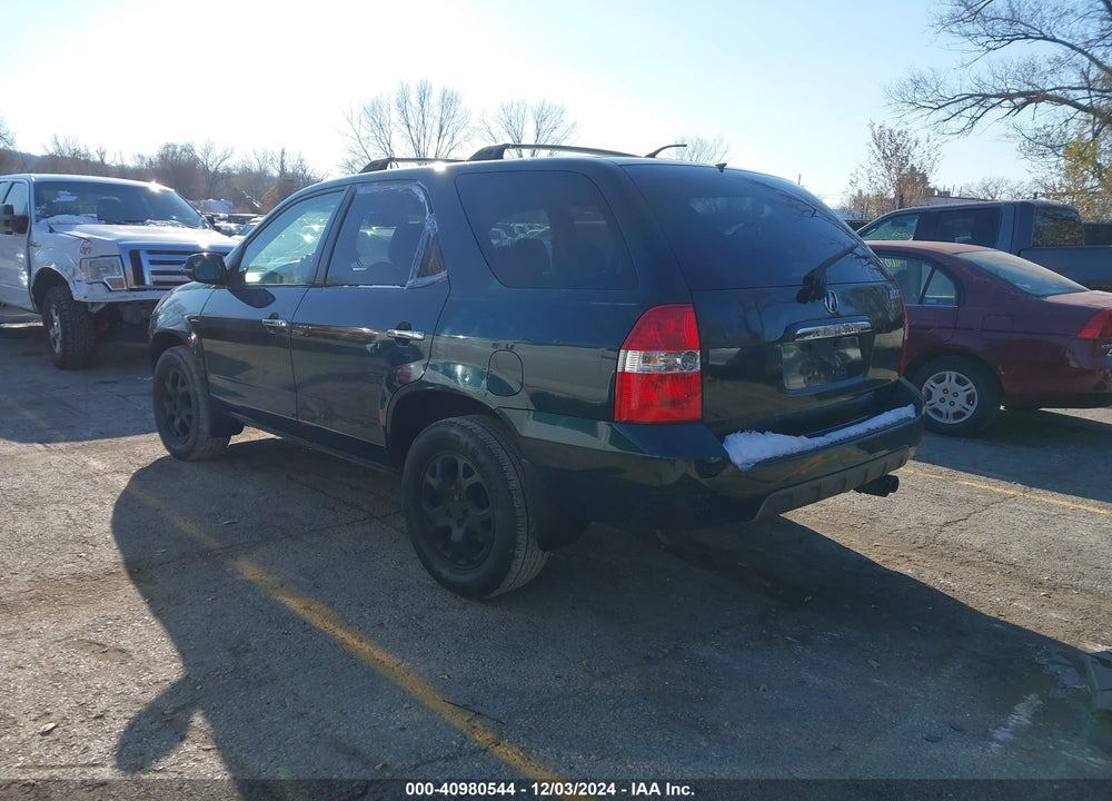 2001 ACURA MDX VIN: 2HNYD18671H518698