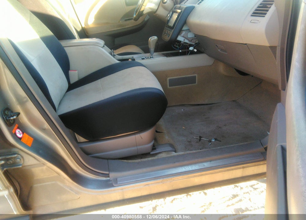 2004 NISSAN MURANO SE VIN: JN8AZ08T34W212178