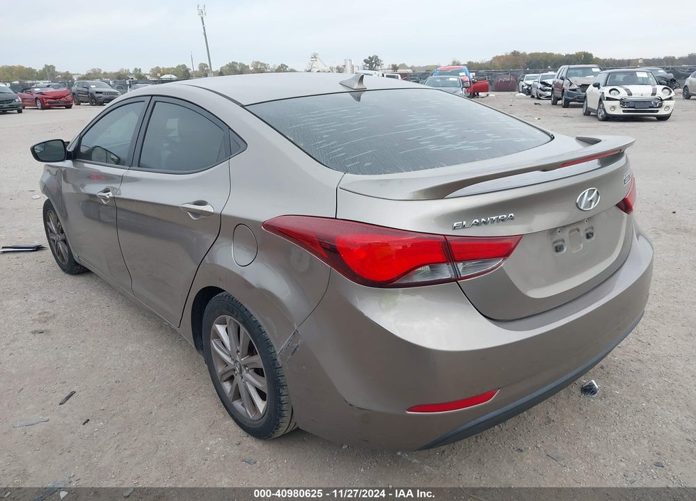 2014 HYUNDAI ELANTRA VIN: 5NPDH4AEXEH507784