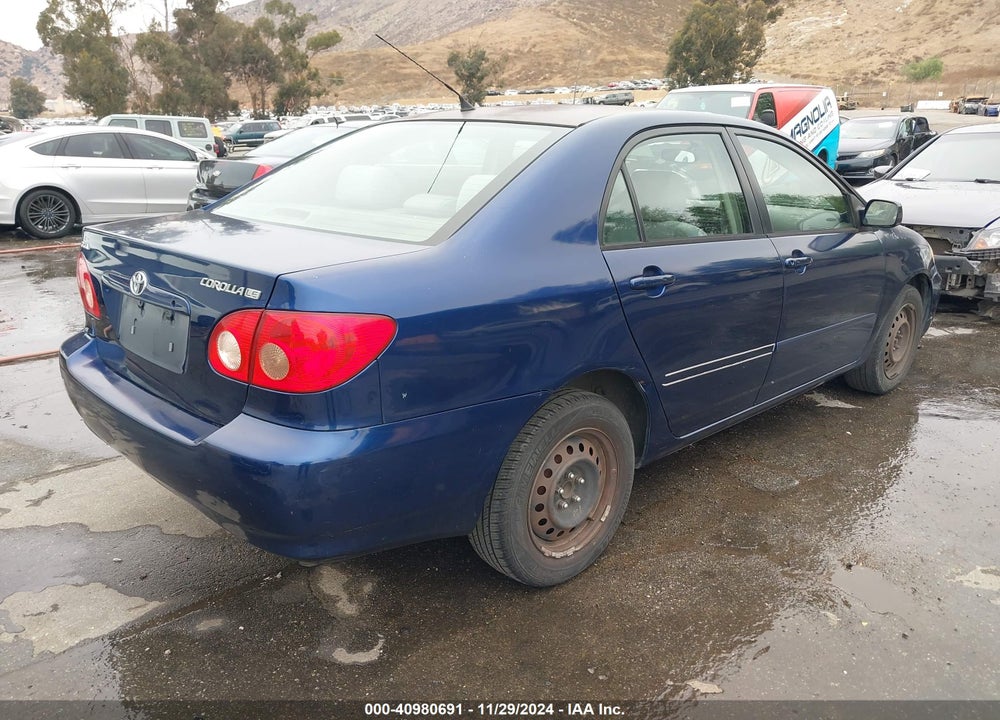 2005 TOYOTA COROLLA LE VIN: 1NXBR32E45Z357248