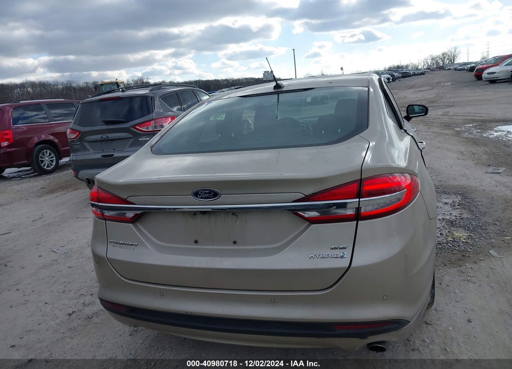 2017 FORD FUSION HYBRID SE VIN: 3FA6P0LU3HR301285