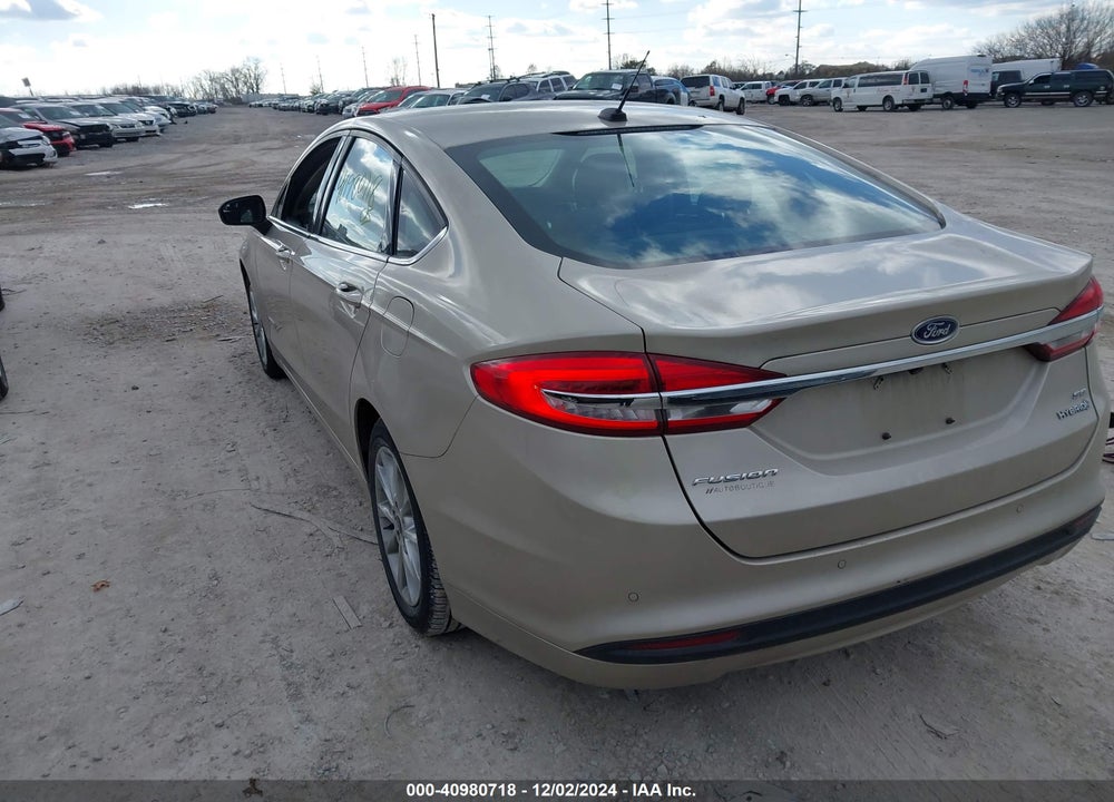 2017 FORD FUSION HYBRID SE VIN: 3FA6P0LU3HR301285