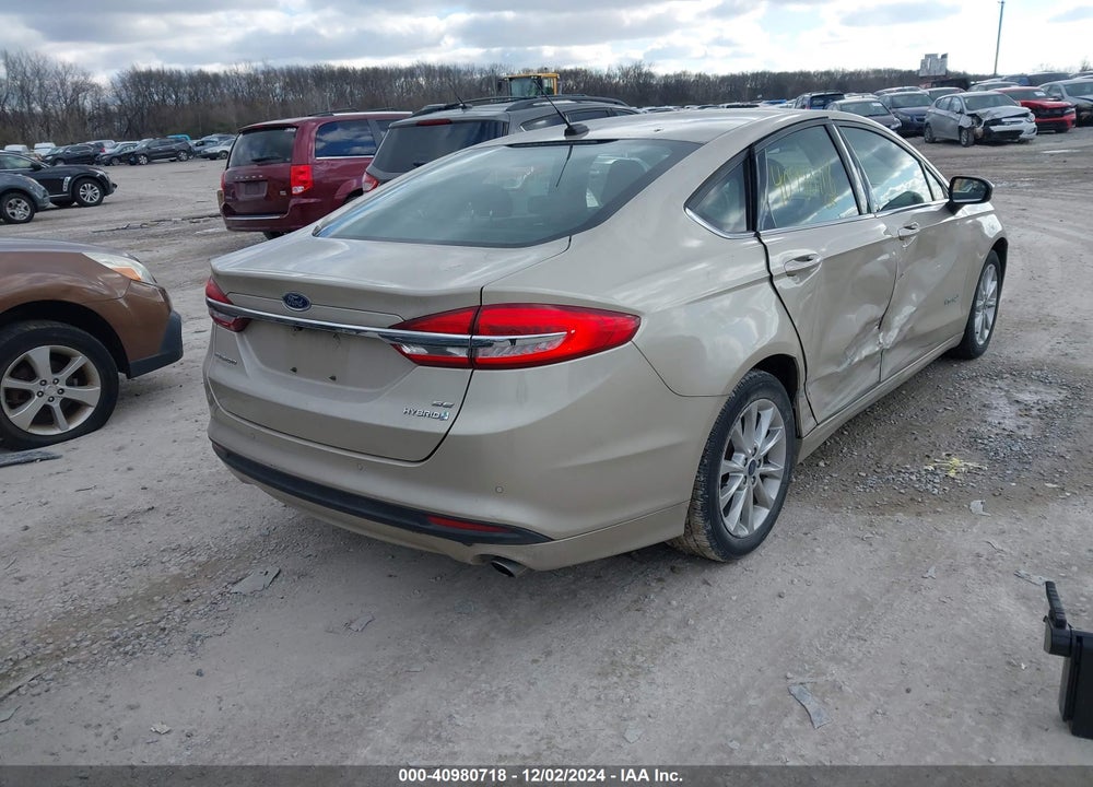 2017 FORD FUSION HYBRID SE VIN: 3FA6P0LU3HR301285