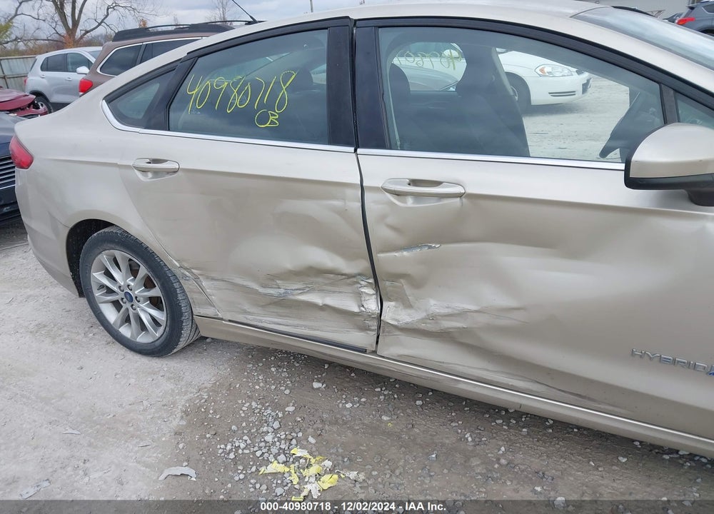 2017 FORD FUSION HYBRID SE VIN: 3FA6P0LU3HR301285