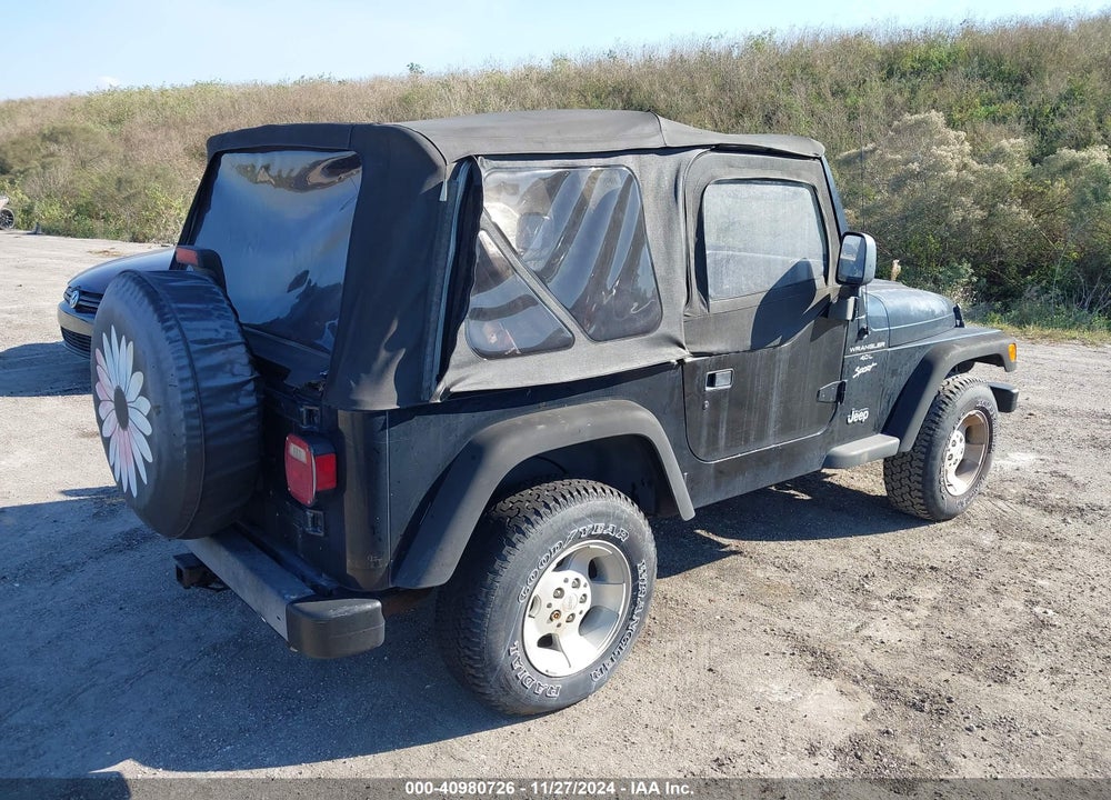 2001 ANGLER JEEP WR SPORT VIN: 1J4FA49S01P355806