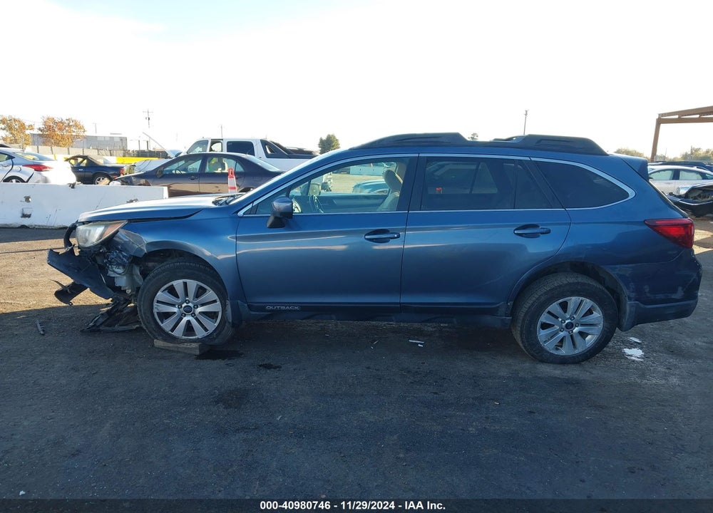 2015 SUBARU OUTBACK 2.5I PREMIUM VIN: 4S4BSADC2F3339861