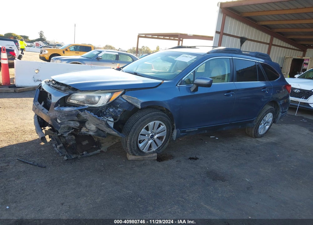 2015 SUBARU OUTBACK 2.5I PREMIUM VIN: 4S4BSADC2F3339861
