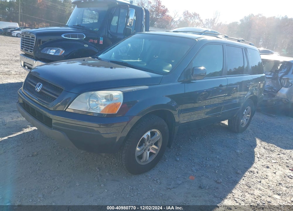 2005 HONDA PILOT EX-L VIN: 5FNYF18555B002715