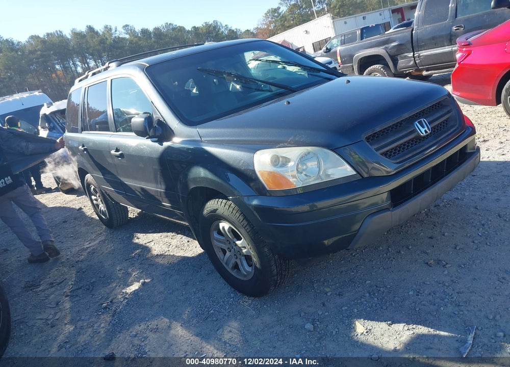 2005 HONDA PILOT EX-L VIN: 5FNYF18555B002715