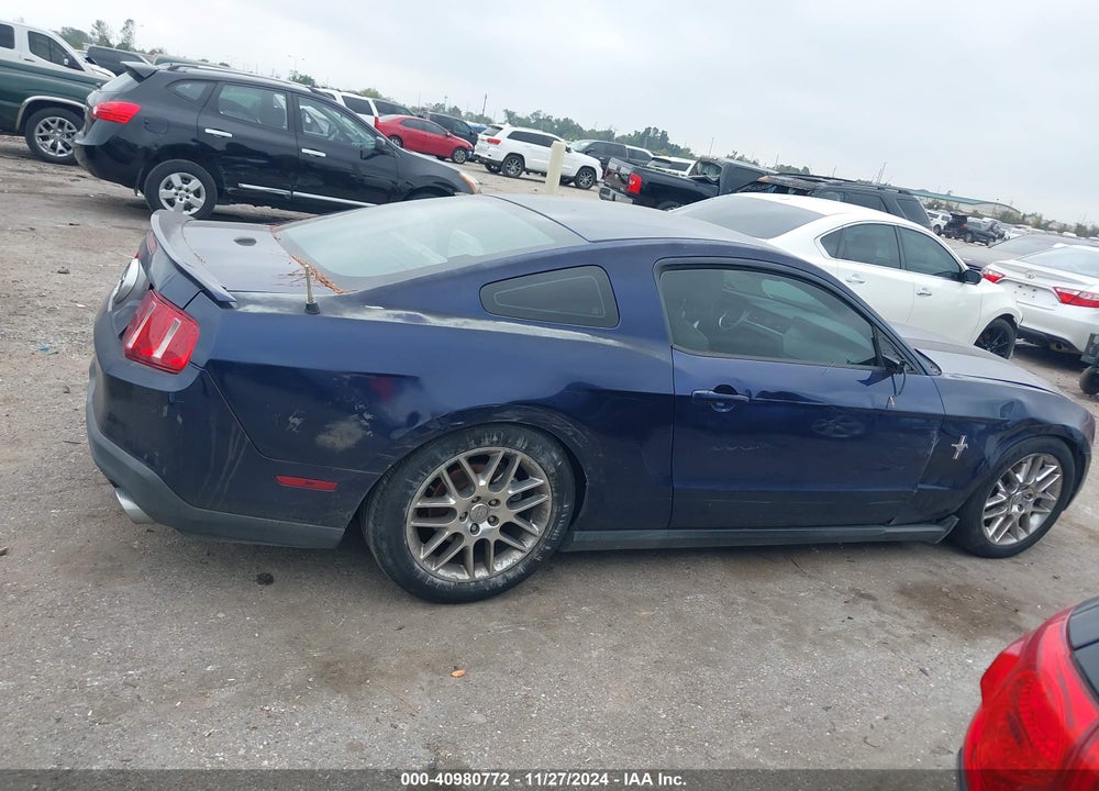 2012 FORD MUSTANG V6 PREMIUM VIN: 1ZVBP8AM0C5264781