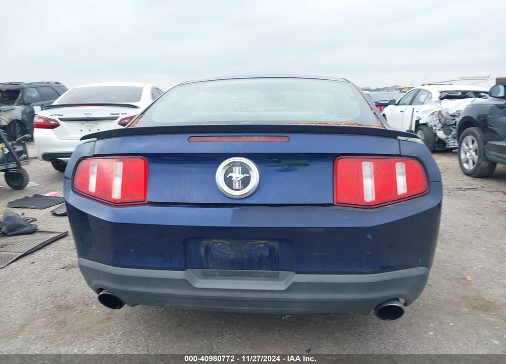 2012 FORD MUSTANG V6 PREMIUM VIN: 1ZVBP8AM0C5264781