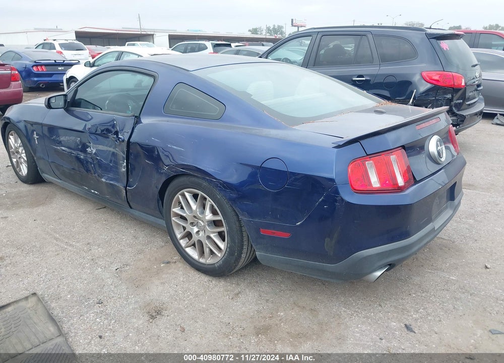 2012 FORD MUSTANG V6 PREMIUM VIN: 1ZVBP8AM0C5264781