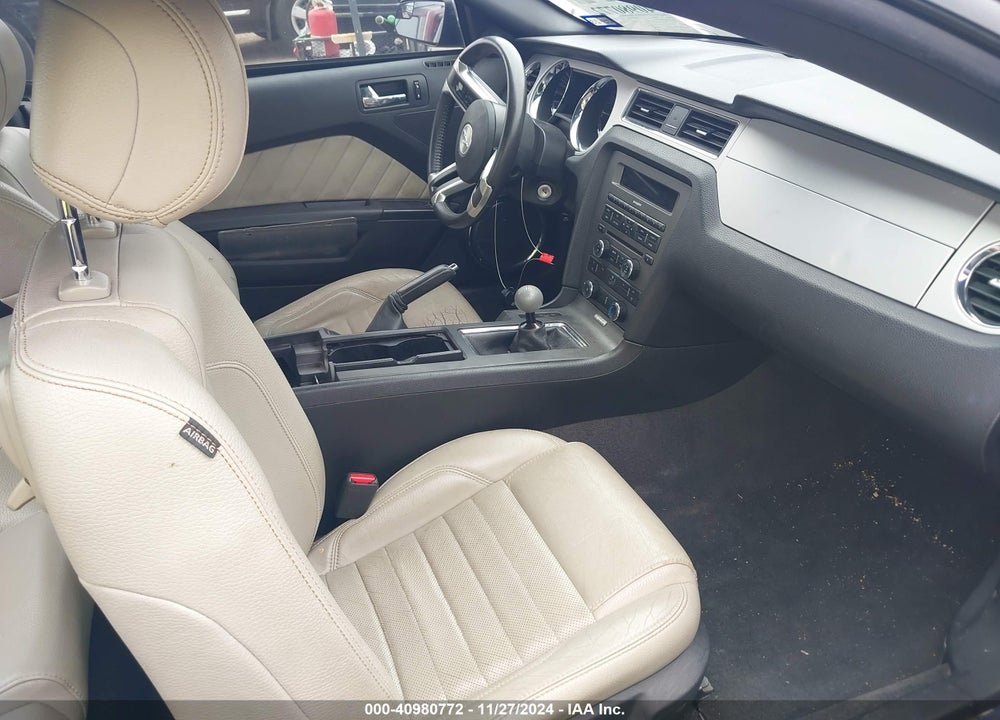 2012 FORD MUSTANG V6 PREMIUM VIN: 1ZVBP8AM0C5264781