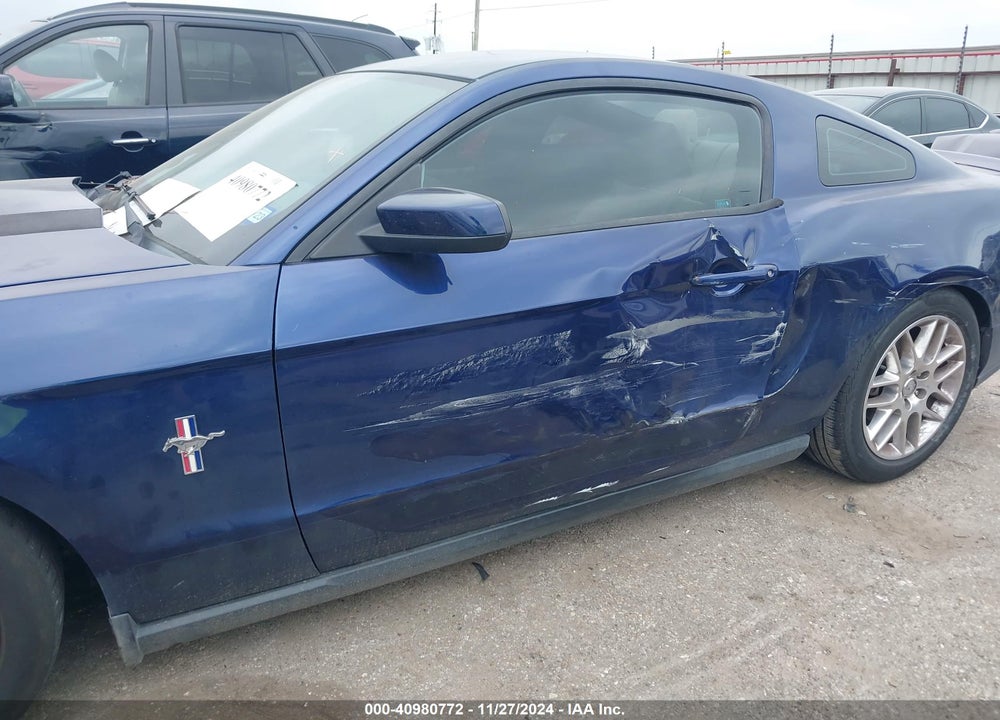 2012 FORD MUSTANG V6 PREMIUM VIN: 1ZVBP8AM0C5264781