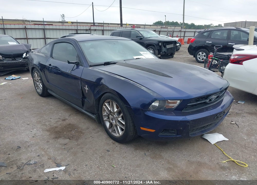 2012 FORD MUSTANG V6 PREMIUM VIN: 1ZVBP8AM0C5264781