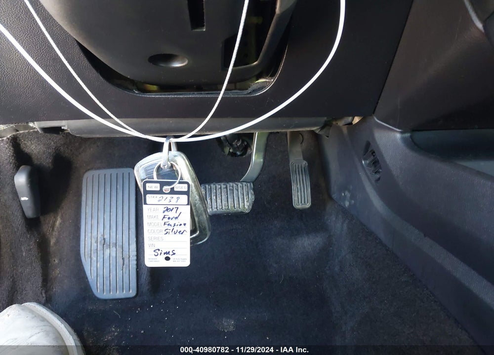 2017 FORD FUSION HYBRID SE VIN: 3FA6P0LU9HR287523