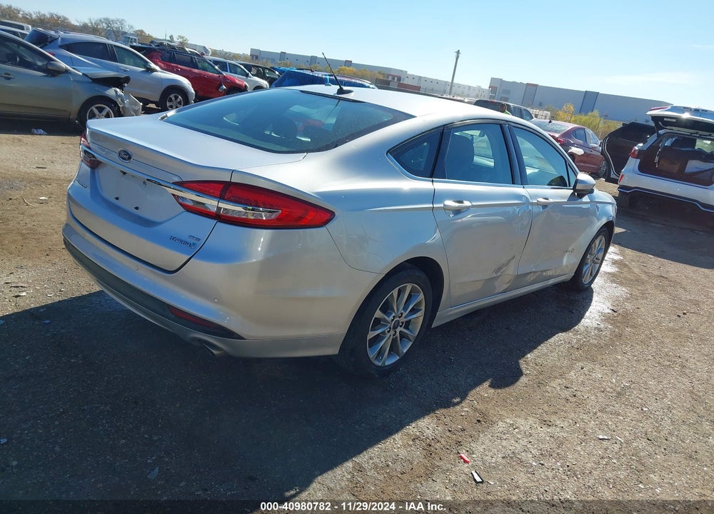2017 FORD FUSION HYBRID SE VIN: 3FA6P0LU9HR287523