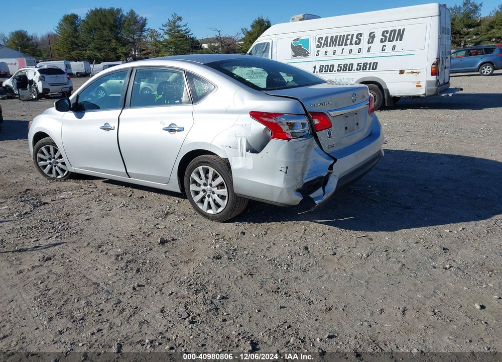 2018 NISSAN SENTRA S VIN: 3N1AB7AP6JY223284