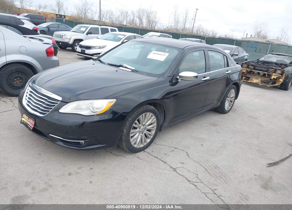 2012 CHRYSLER 200 LIMITED VIN: 1C3CCBCG1CN327186