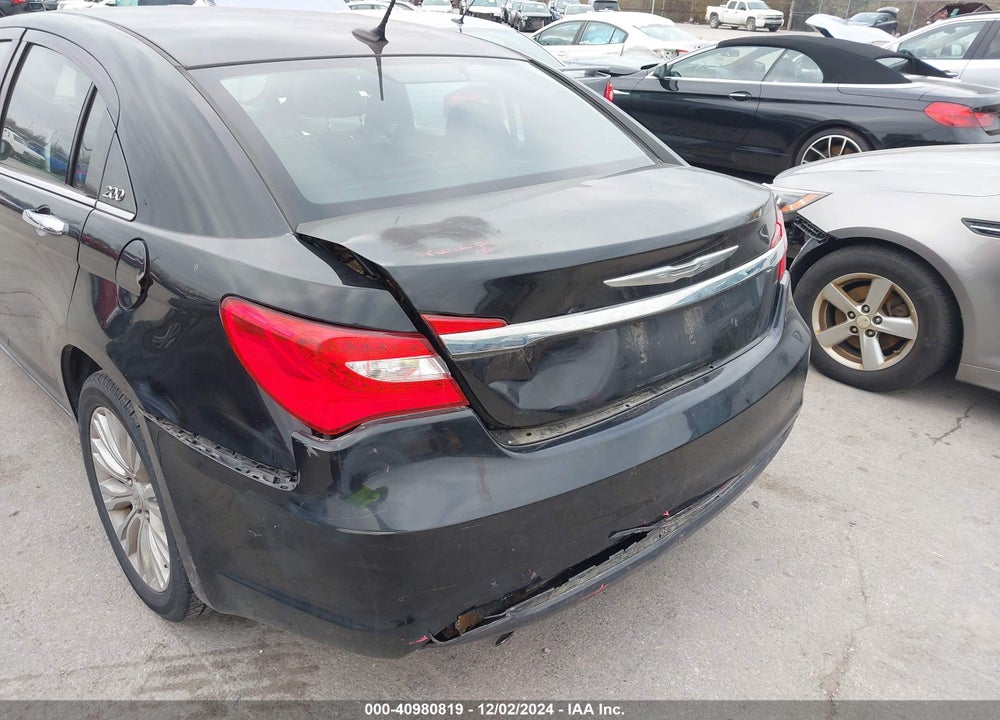 2012 CHRYSLER 200 LIMITED VIN: 1C3CCBCG1CN327186