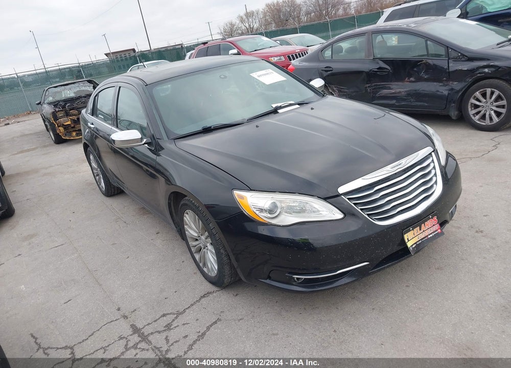 2012 CHRYSLER 200 LIMITED VIN: 1C3CCBCG1CN327186