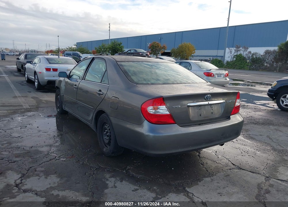 2003 TOYOTA CAMRY LE VIN: 4T1BE30K33U718762